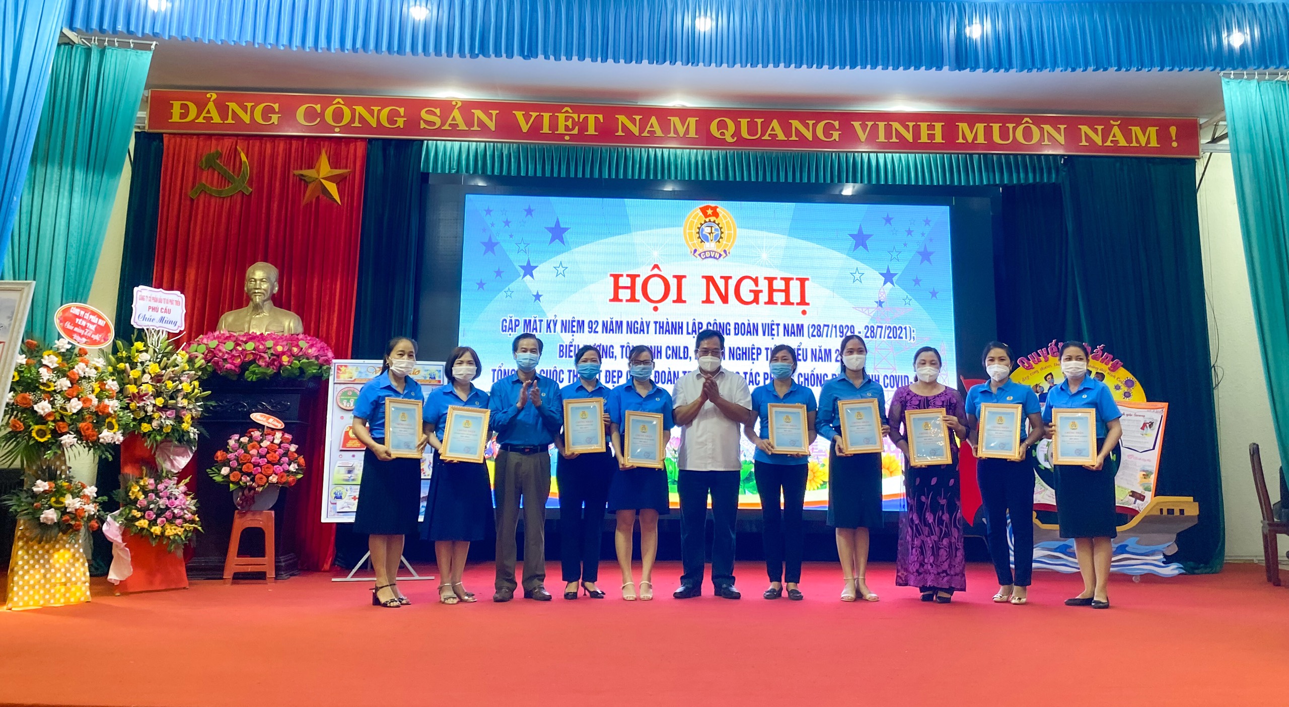 Dấu ấn Hội thi Nét đẹp Công đoàn tham gia phòng, chống đại dịch Covid-19 của huyện Yên Thế