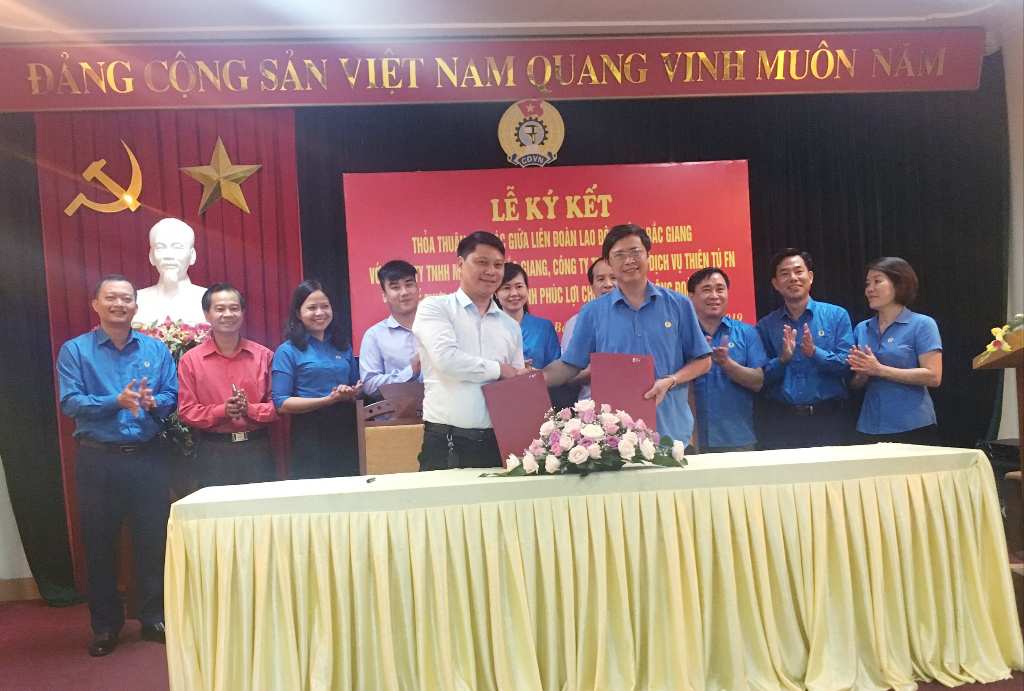 Thỏa thuận hợp tác giữa LĐLĐ tỉnh Bắc Giang và Công ty TNHH MEDLATEC