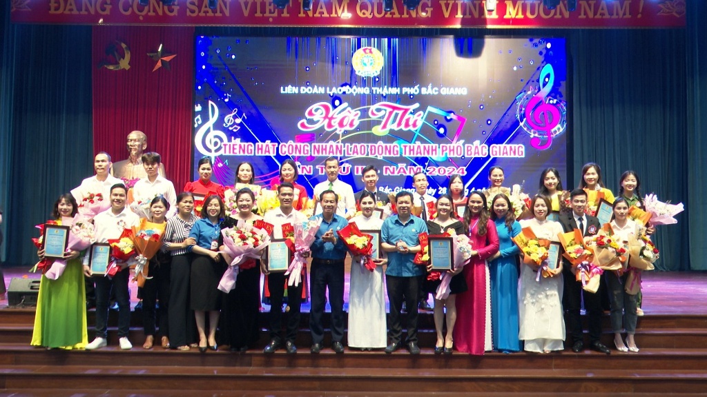 Thành phố Bắc Giang tổ chức Hội thi Tiếng hát CNLĐ lần thứ ba năm 2024