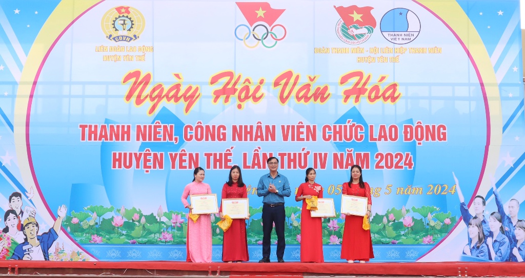 Ngày hội văn hóa thanh niên, công nhân lao động huyện Yên Thế lần thứ IV năm 2024